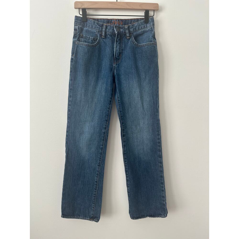 Gap 1969 Original Straight Leg Jeans Girls Size 14 Denim EUC